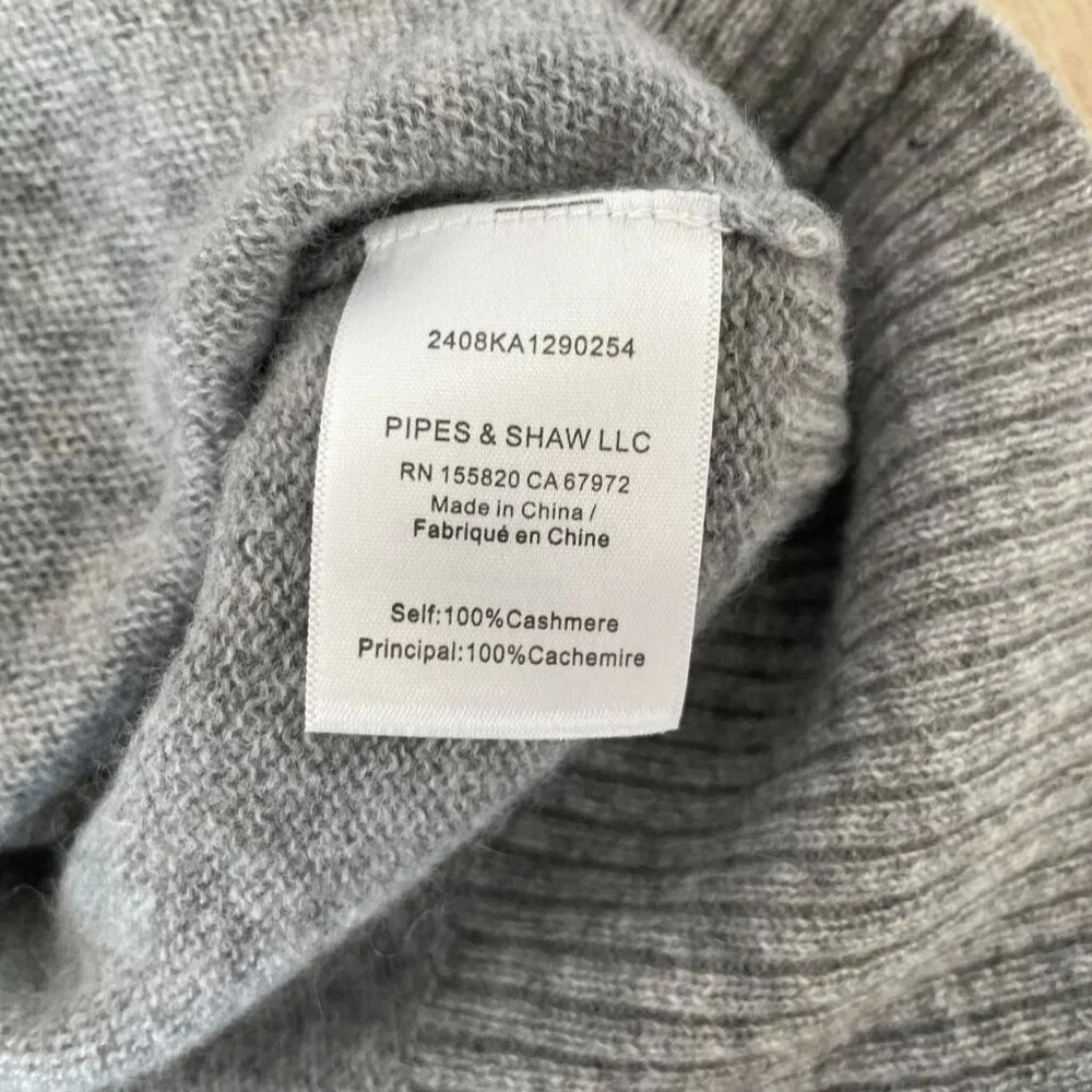 Veronica Beard Soleen Cashmere Cardigan | Heather Grey | Women’s Size Small - Picture 4 of 5